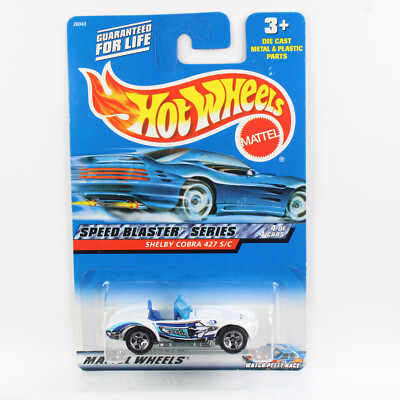 Hot Wheels 2000 - BLUE CARD COLLECTOR - SHELBY COBRA 427 S/C - SPEED BLASTER