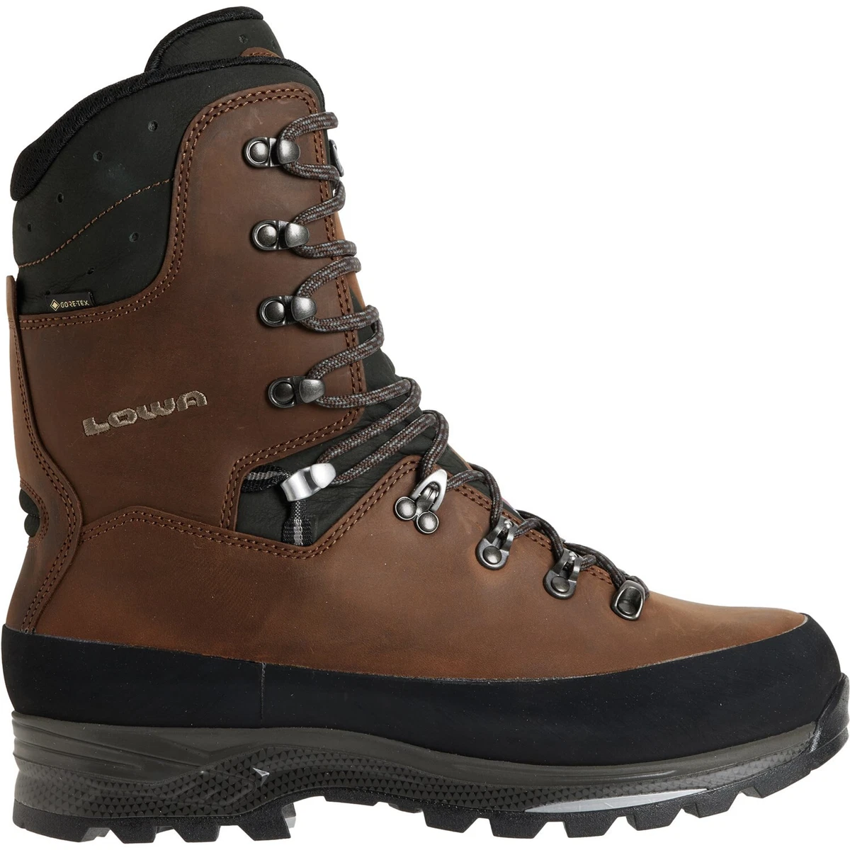 Bottes De Randonnée Vintage Lowa – Taille UK 8 – Cuir Et Vibram – Homme
