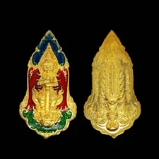 God Giant Wessuwan LP Pat Wat Huay Duan Talisman be.2562 Thai Buddha Amulet