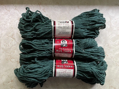  Aunt Lydia Kentucky Soft Spun Rayon Cotton Yarn Rug Making Punch Needle Hooking