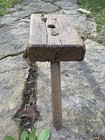 Antique milking stool, Primitive early 19 Th Century, Midwest — photo 2