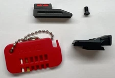 Ruger MKIV 22 LR Hi Viz Front Sight & Adjustable Rear Sight With Screw