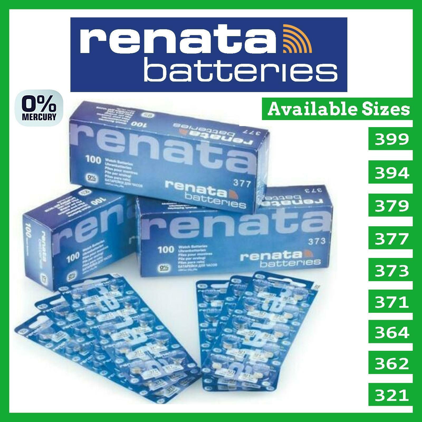  Renata Batteries 321 / SR616SW Watch Battery (5 Pack