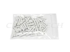 MTB Road BMX Bike 7075 Alloy Spoke Nipples 2.0mm 14G 9/16" 72 Pcs White