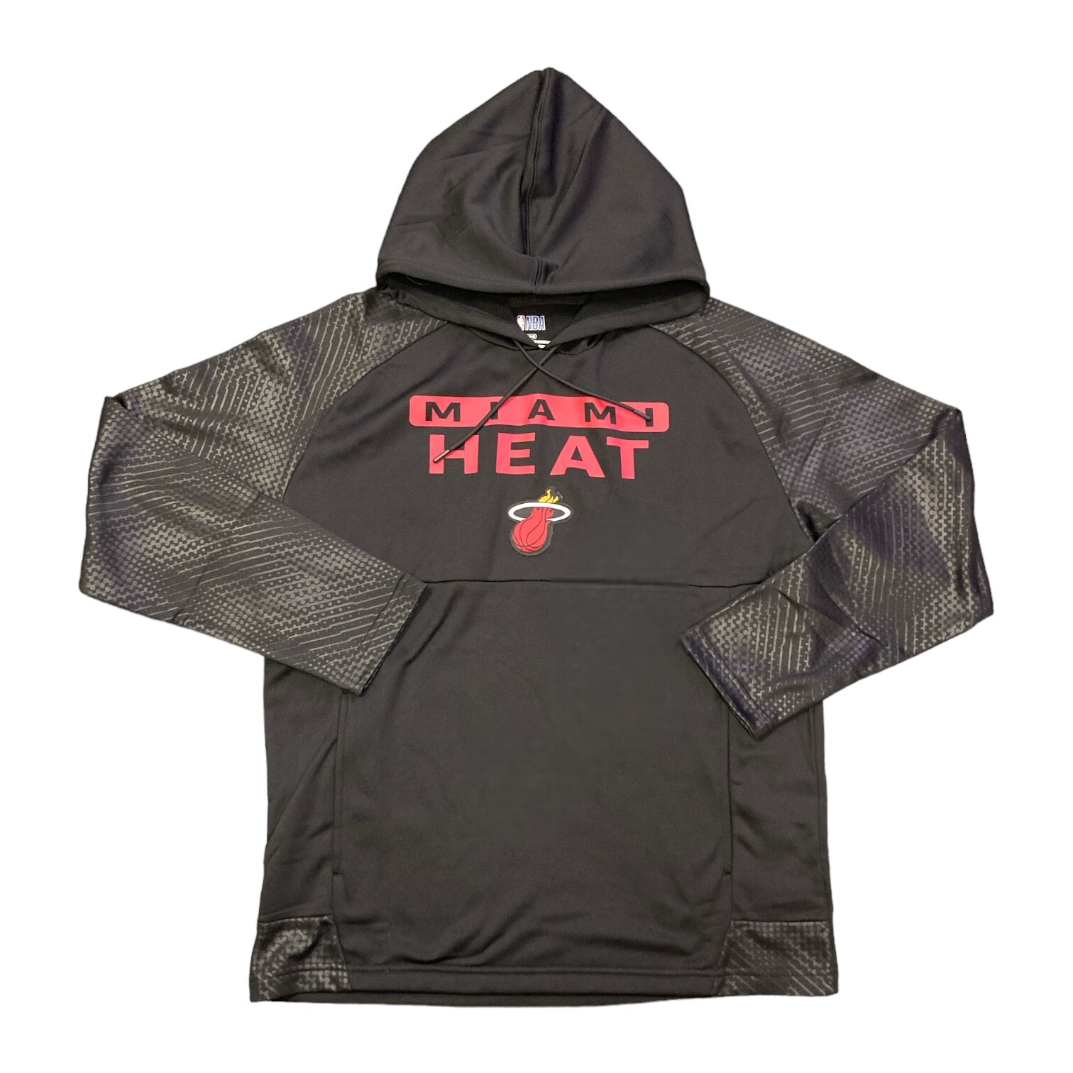 Мужские мягкие длинные НБА Майами Хит, логотип пуловер толстовка с капюшоном