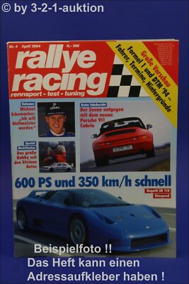 Rallye Racing 4/94 Bugatti EB 110 Rinspeed Audi RS 2