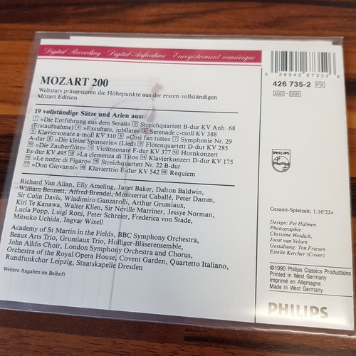 VARIOUS : Mozart 200 - Complete Mozart Edition - Highlights    > EX (CD) - Bild 3 von 3