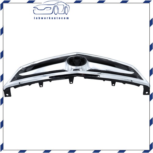 Front Bumper Grille Replacement For 2006 2007 2008 Acura TSX ABS Plastic Chrome - Picture 4 of 16