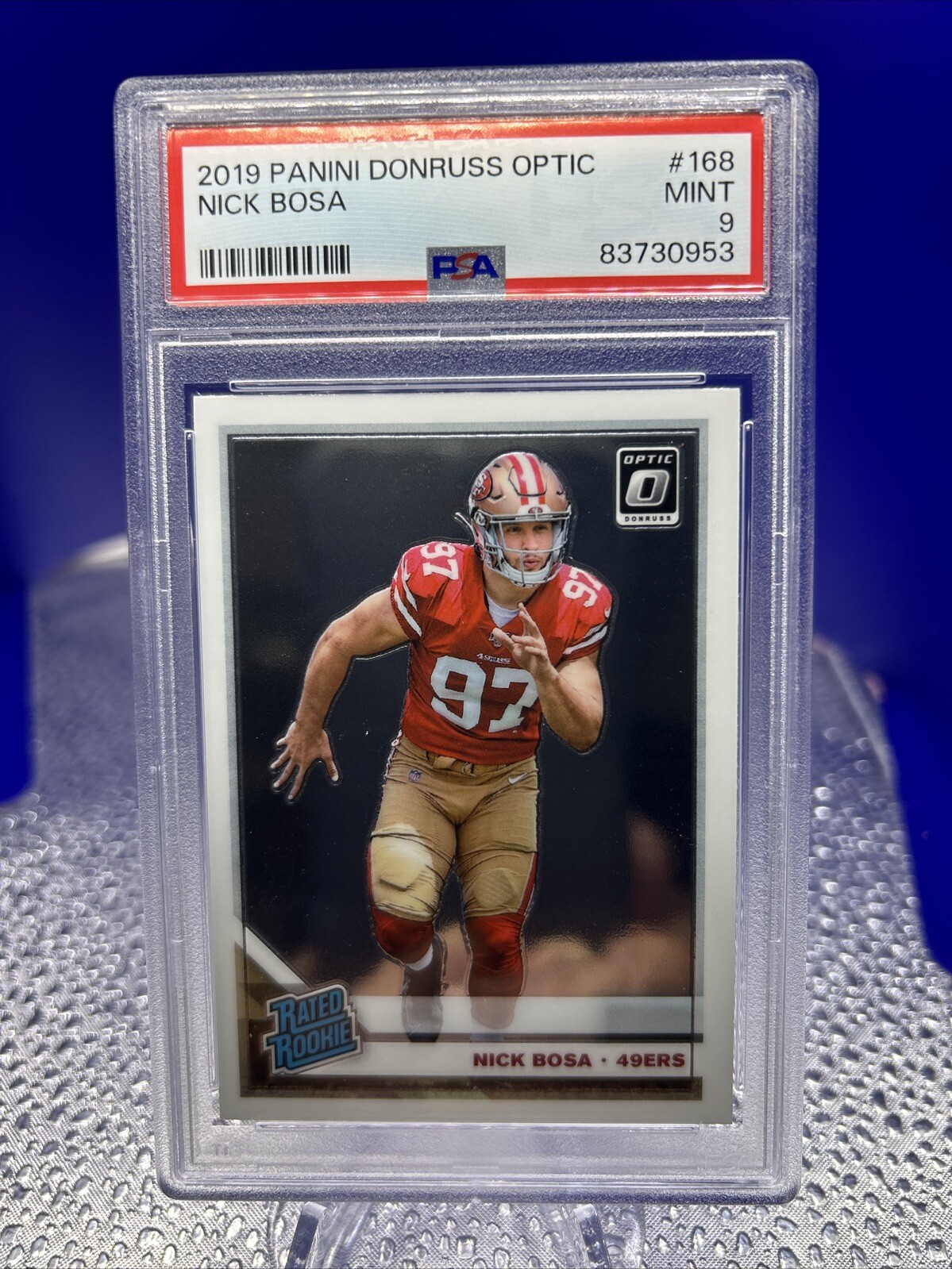 Nick Bosa 2019 Panini Donruss Optic #168 Rookie PSA 9 San Francisco 49ers RC