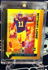 2021 Panini Flux ORANGE PRIZM Dallas Cowboy MICAH PARSONS Rookie RC #227 Penn St