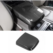 For Kia Carnival 2022-2023 Carbon Fiber Center Console Armrest Storage Box Cover
