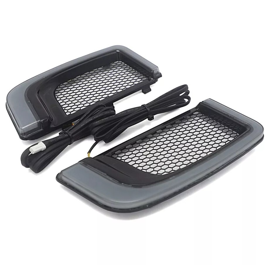 For Touring Glide 2014-2020 LED Fairing Lower Grill Turn Signal