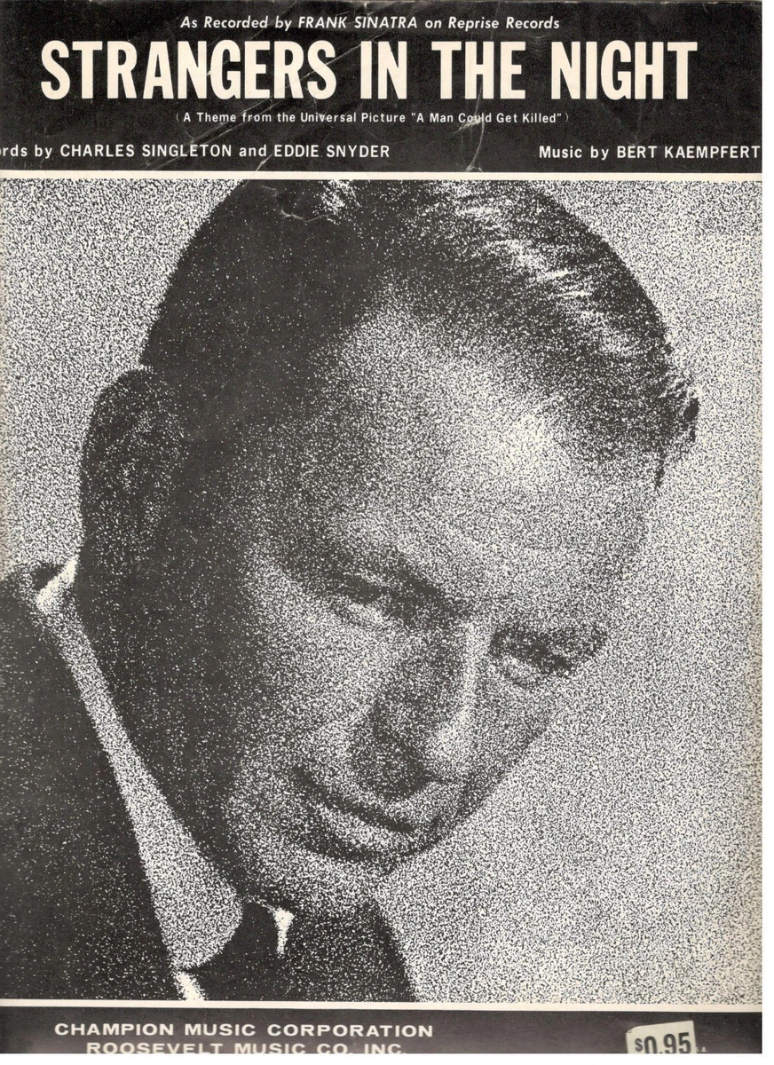 STRANGERS IN THE NIGHT As Recorded by FRANK SINATRA SHEET MUSIC by