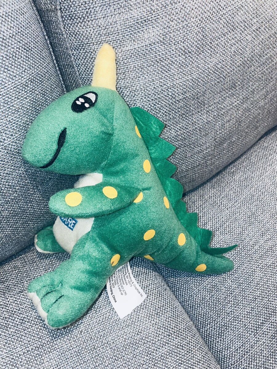 FIDELIS CARE MEDICAL CO. DRAGON PLUSH STUFFED ANIMAL DINOSAUR MARKETING  DOLL TOY