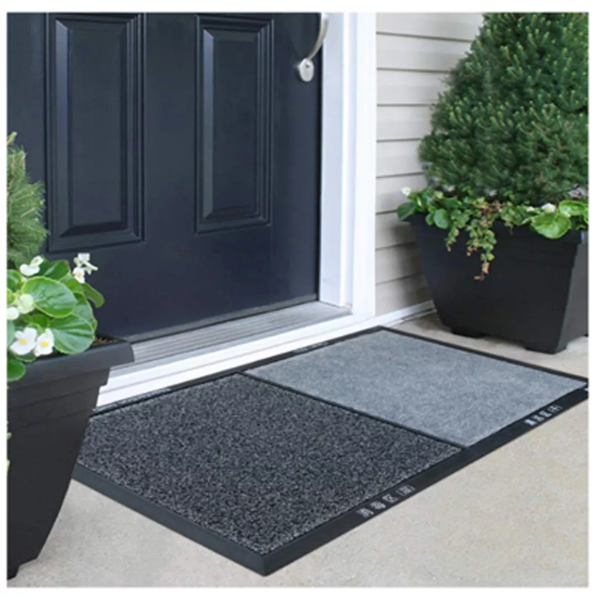 2 in 1 Sanitizing Floor Entrance Mat Shoe Tray for entryway Indoor Welcome  Mat