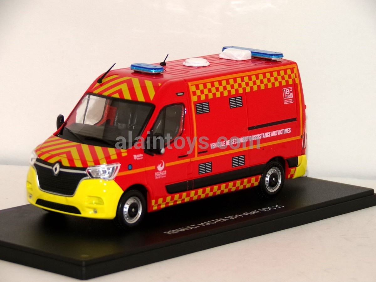 ALERTE 1/43 POMPIER Renault Master 2019 Was Sdis 77 Ref 0143 Neuf EUR 80,00 - FR