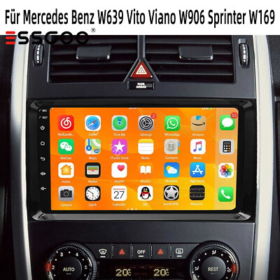 6+128G Android 13 Autoradio Carplay 4G GPS Für Mercedes W169 W245 Vito W639 W906