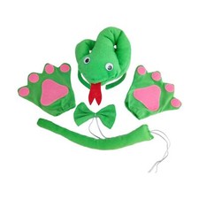 Grüne Schlangen-Kostüm-Set, Cosplay für Karneval, Tier-Themenpartys,