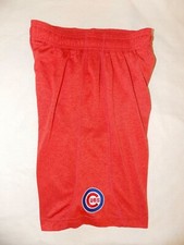 Boy's Adidas Chicago Cubs Shorts Red Medium