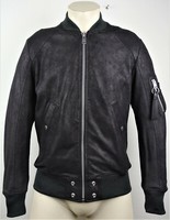 Diesel L Nikolai Giacca Jacket Leather Lederjacke Herren Gr.S Black Neu Etikett