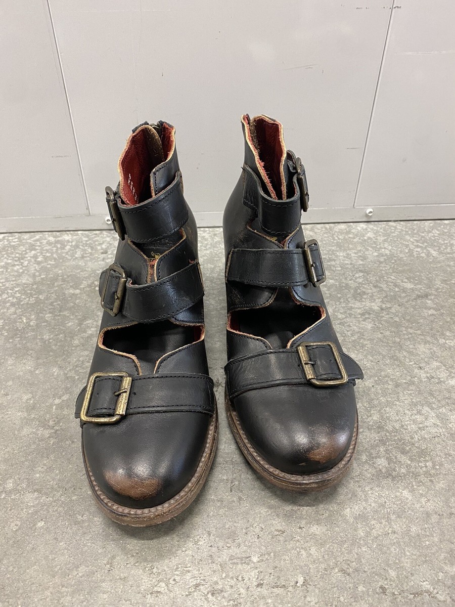 Freebird By Steven Size 8 Charlotte Distressed Brown Leather