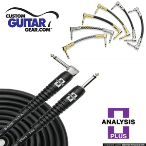 Analysis-Plus-2-ft-Black-Oval-Patch-Cable-w-Angle-Angle-Plugs