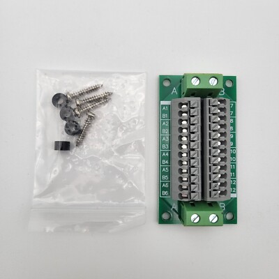 16Amp AC/DC 2x12 Position Terminal Block Distribution Module