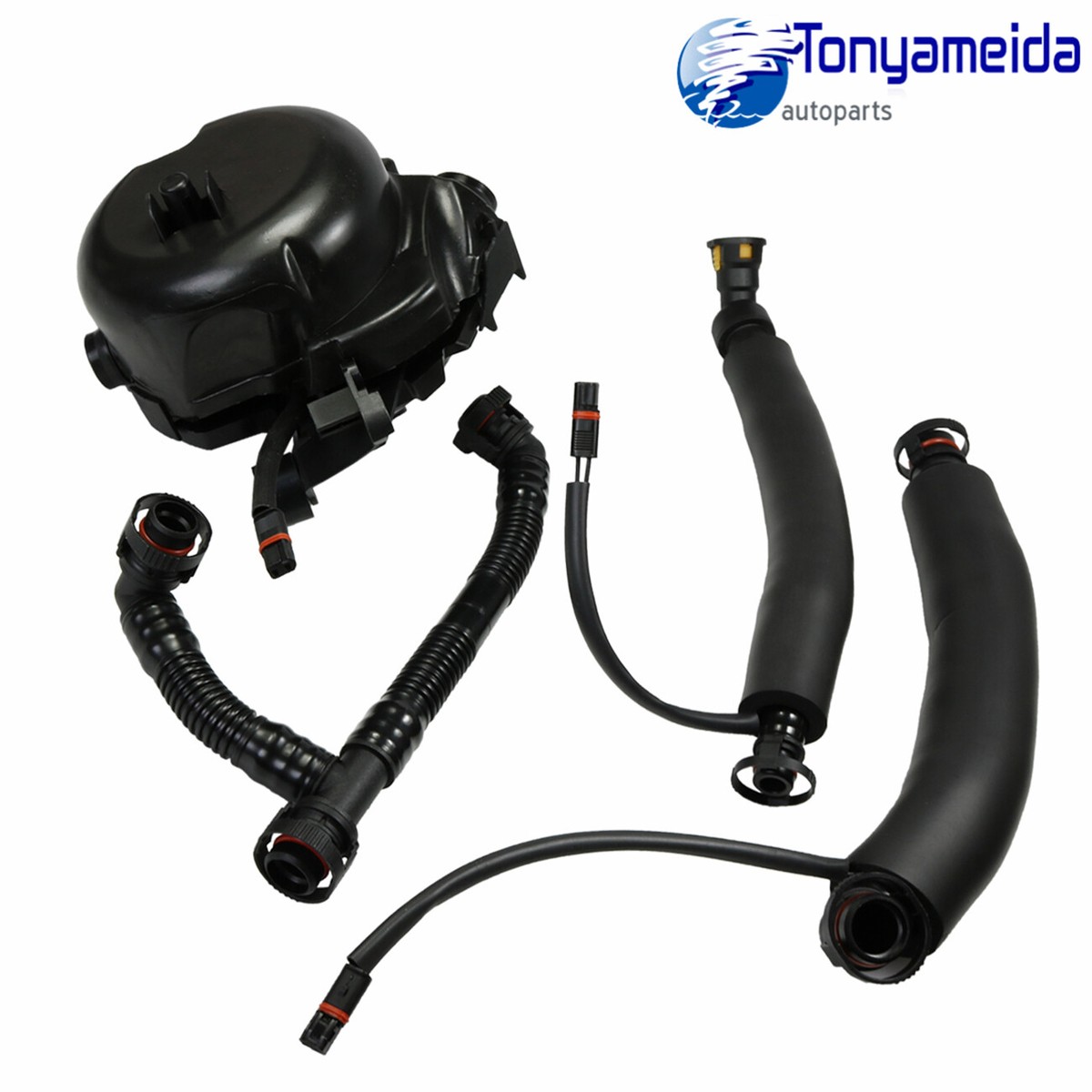 New 11617531423 Crankcase Vent Valve Oil Separator Breather Kit