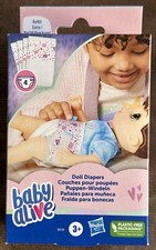 Baby Alive 4 Refill Doll Diapers Brand New