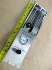 Flow Meter Gauge Panel Brooks SHO-RATE 1350EZ126 224-052 Porter 8310 Regulator