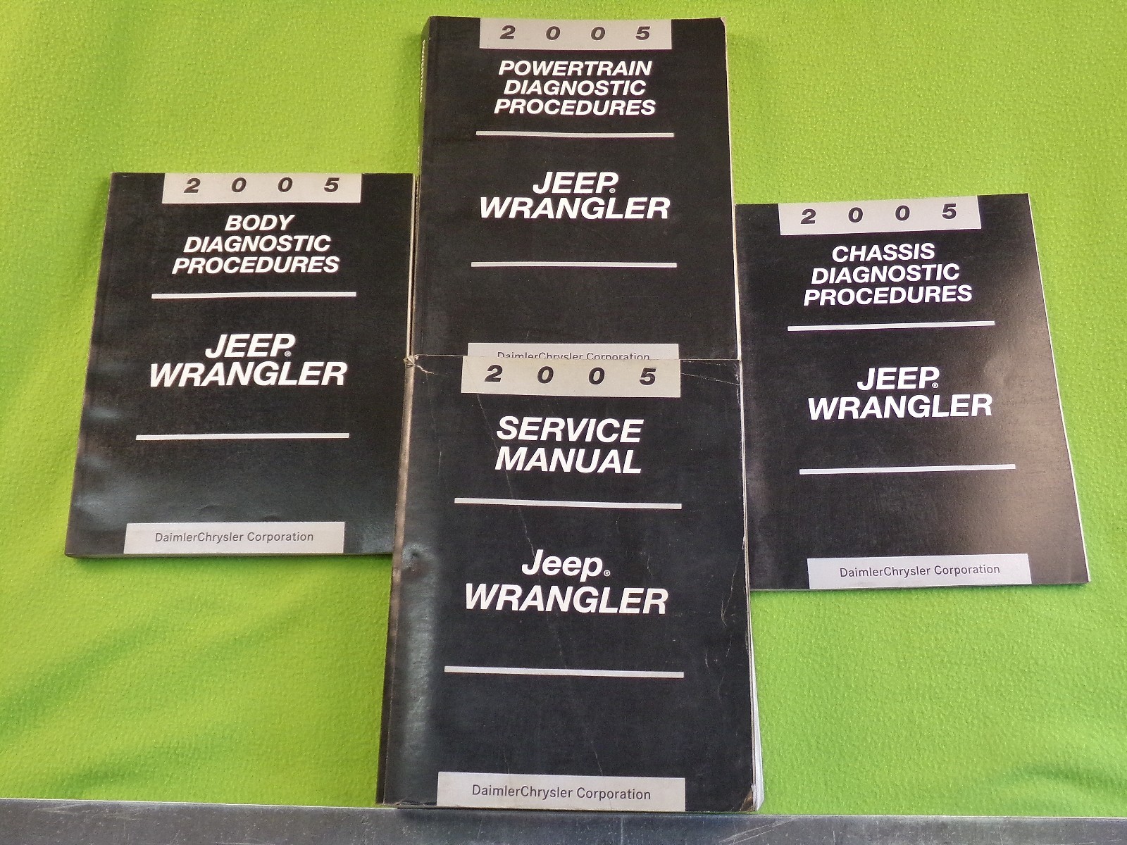 2005 Jeep WRANGLER 4 Volume Factory Dealer's Repair Manual Set