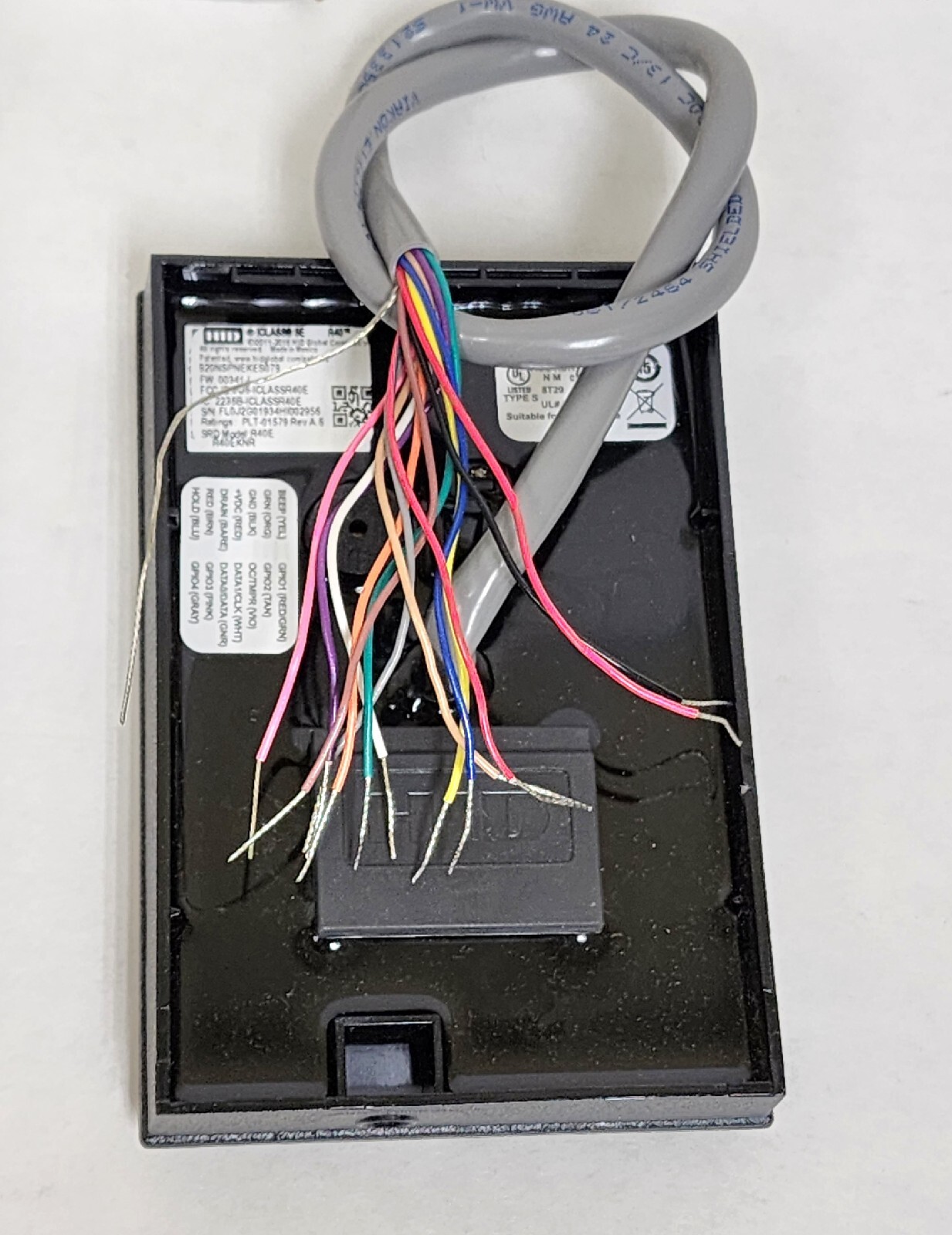 (5) HID iCLASS SE R40 Card Reader 13.56 MHz 920NSPNEKES079 920N R40e ...