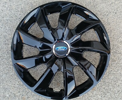 4 Alu-Design Radkappen in 17 Zoll ''STIG'' schwarz glanz für Ford