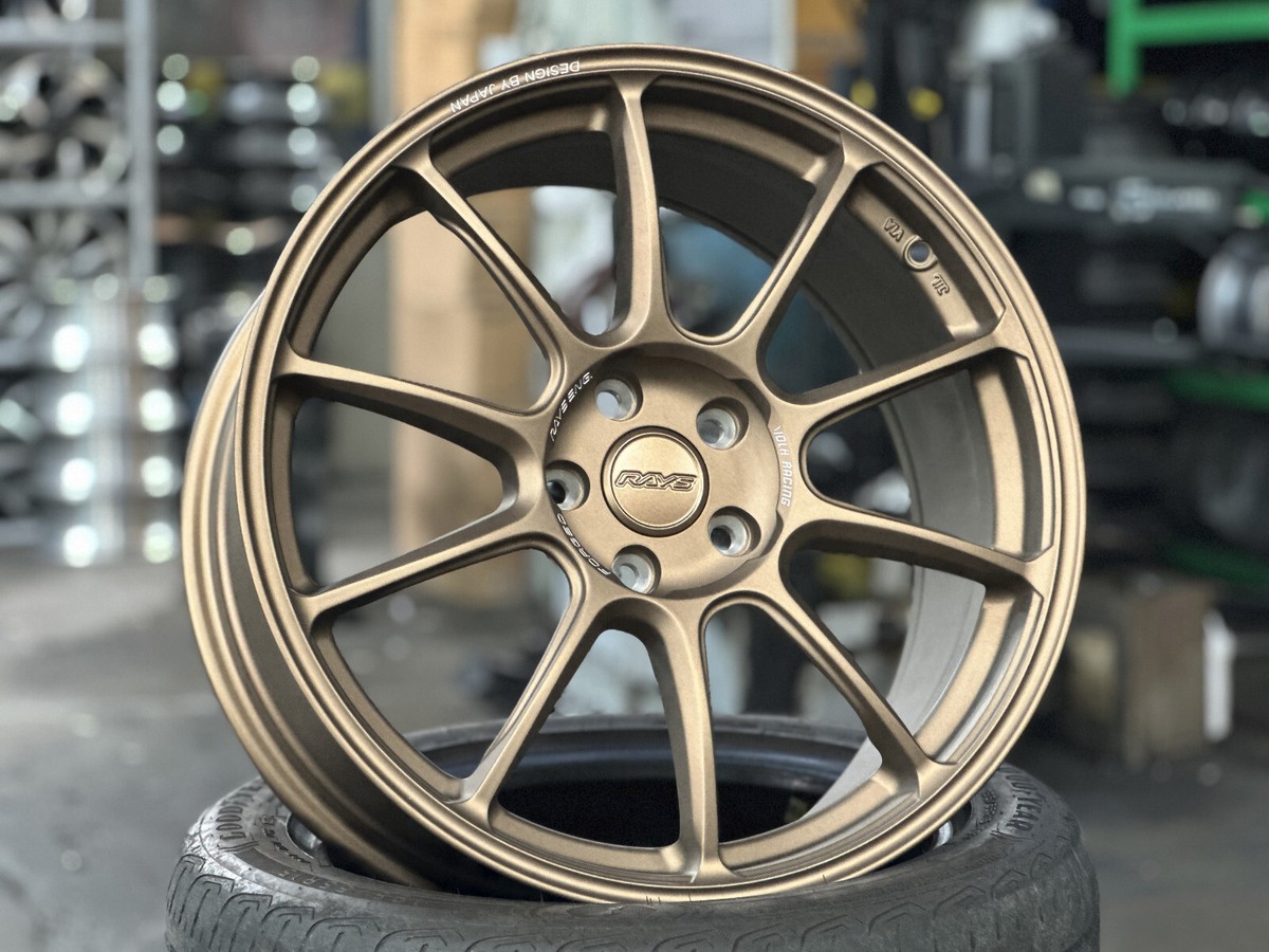 New 19x8.5J AOW ZE40 Flow Formed (4 Wheel) BRONZE 5x114.3 FIT