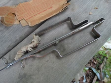 E.Z. AUTOMATIC RUG HOOK NEEDLE WITH REMNANTS OF ORIGINAL BOX