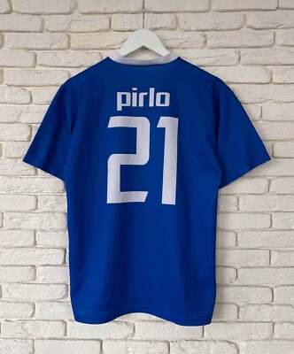 Italy National Team #21 Andrea Pirlo Retro Style Football