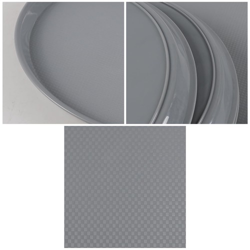 4 Pack Round Food Trays Serving Platter Plastic Trays for Serving Food and Pa... - Picture 3 of 7