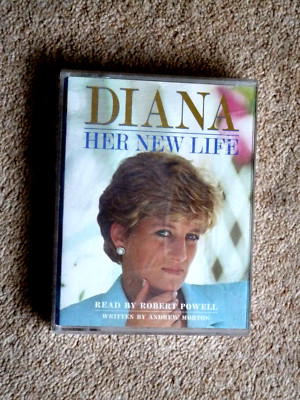 ANDREW MORTON - DIANA - HER NEW LIFE    - AUDIO BOOK -   ( 2 CASSETTES )
