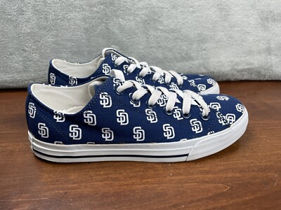Row One MLB San Diego SD Padres Blue Shoes Men's Size 5 Women's