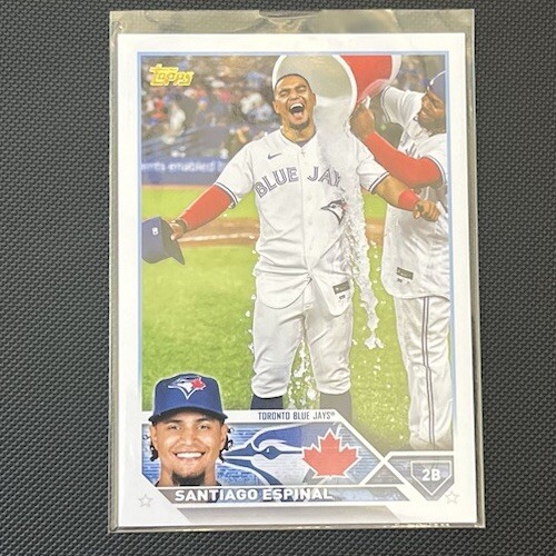 2023 Topps Series 1 SANTIAGO ESPINAL #324 GOLDEN MIRROR SSP