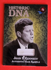JOHN F KENNEDY HAIR STRAND RELIC CARD JFK PRESIDENT USA HISTORIC DNA #d179/190