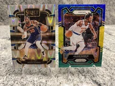 2023-24 Prizm Julius Randle Blue Yellow Green Choice & Select  Lava Knicks