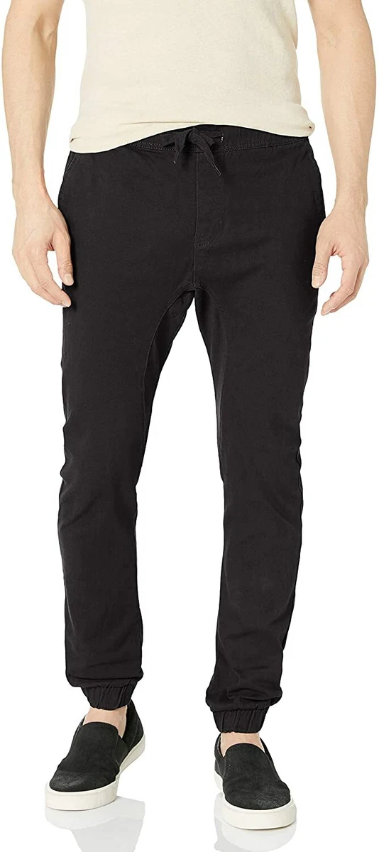 Southpole Men's Basic Stretch Twill Jogger Pants-Reg and Big & Tall Sizes