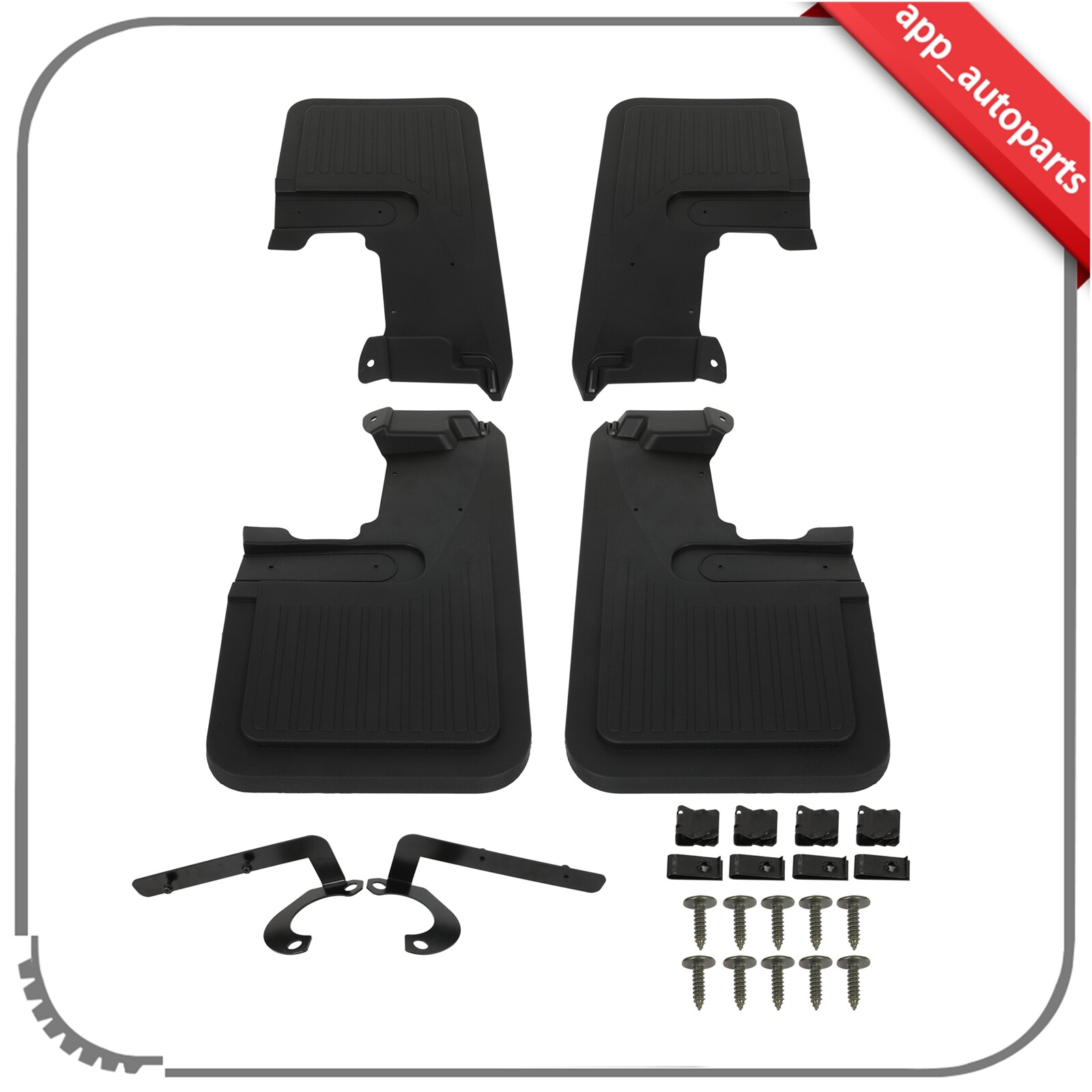 Mud Flaps Fits Ford Bronco Accessories 2021-2024 2/4-Door Splash Guard Fender-image