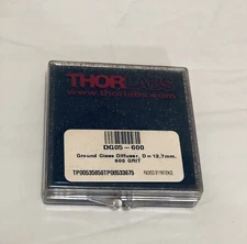 Thorlabs DG05-600  12.77mm Diameter 600 Grit Ground Glass Diffuser, New!