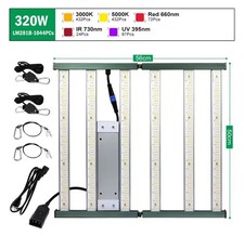 320 Watt Grow Light For 3ft X 3ft Grow Tent Uv And Full Spectrum Grow Light...