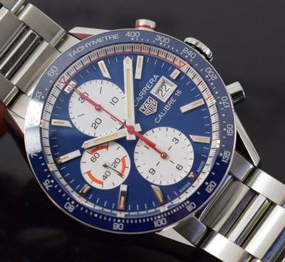 2022 yr tag heuer carrera cv201ar box papiere 1 yr gtee very rare later model