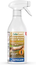 Soluguard Woodworm Treatment Spray - Ready For Use High Strength Woodworm Killer