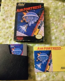 Air Fortress Nintendo NES 1989 Box Manual Game Cartridge