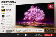 LG OLED55C21LA 55" 4K OLED Smart TV / 4K Ultra HD-Auflösung / OLED-Technologie